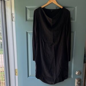 COS Black Long Sleeve Dress pockets